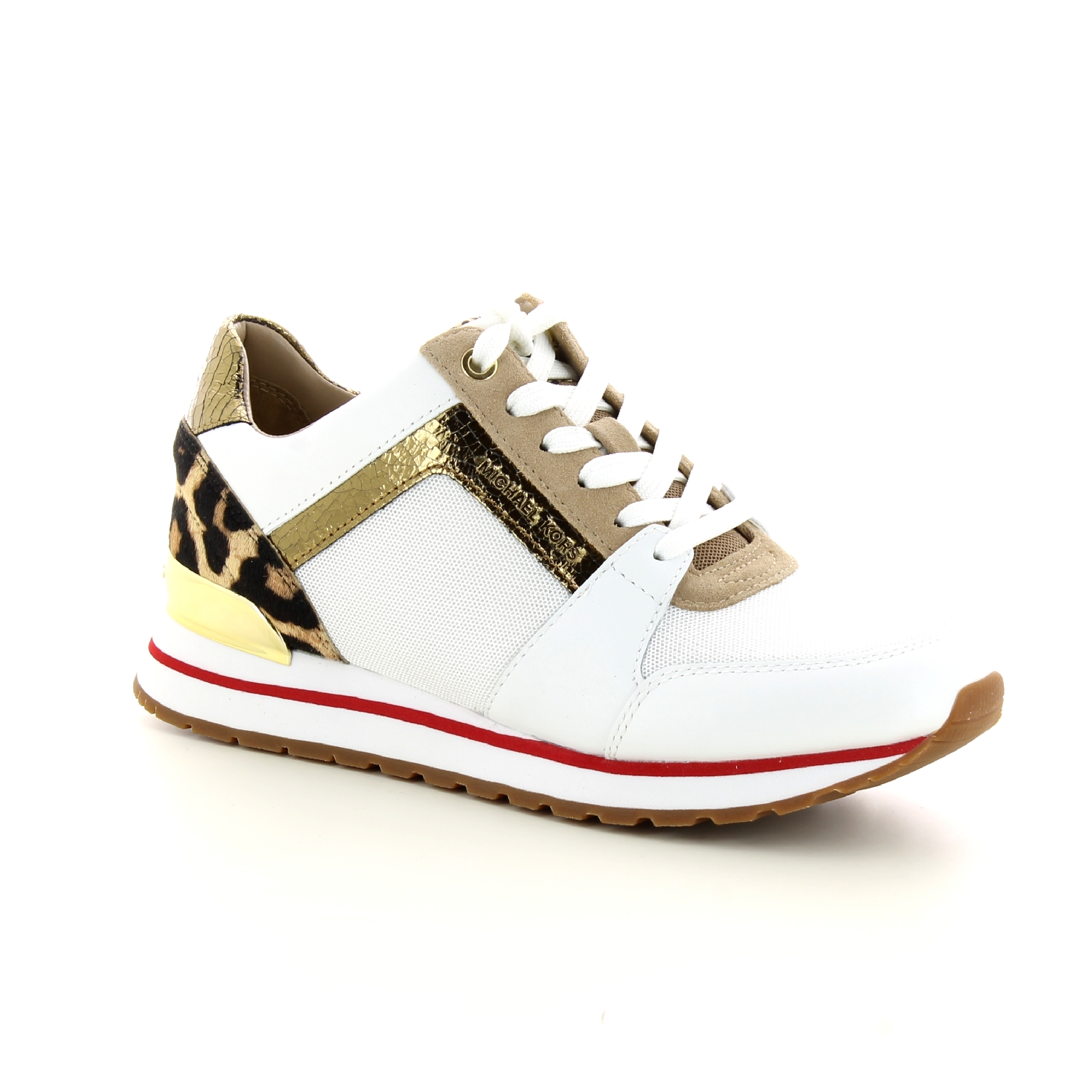 michael kors billie leather trainer