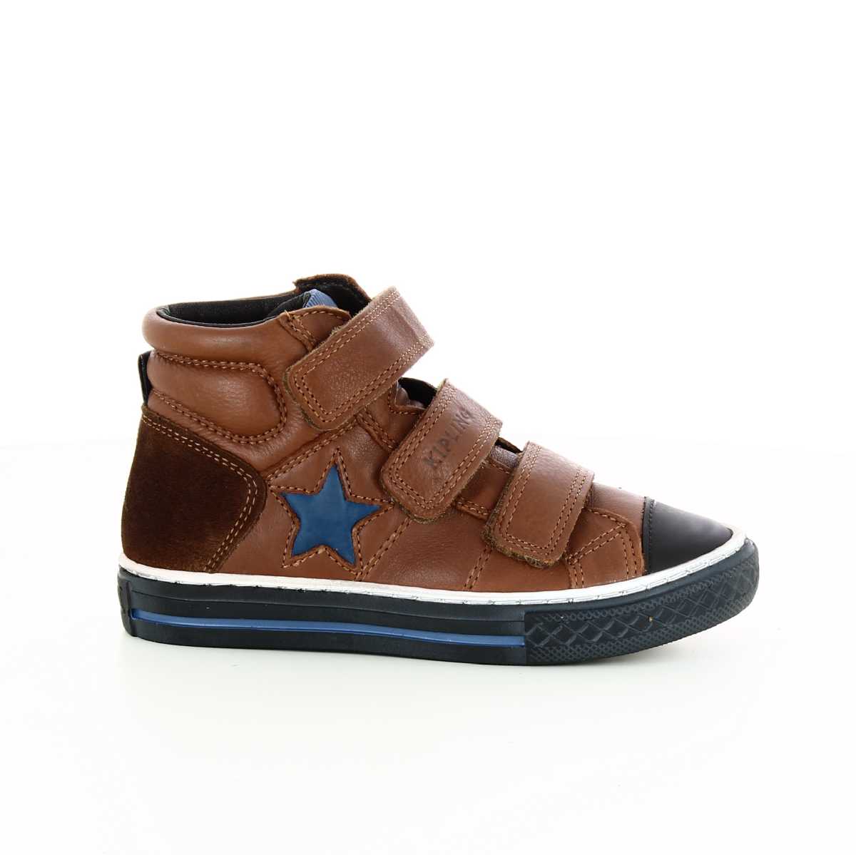 Kipling Kinderschoenen Cognac DRIES 2 Pedico